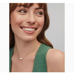 Kendra Scott Elisa Adjustable Choker Necklace in Gold and White Mother o…